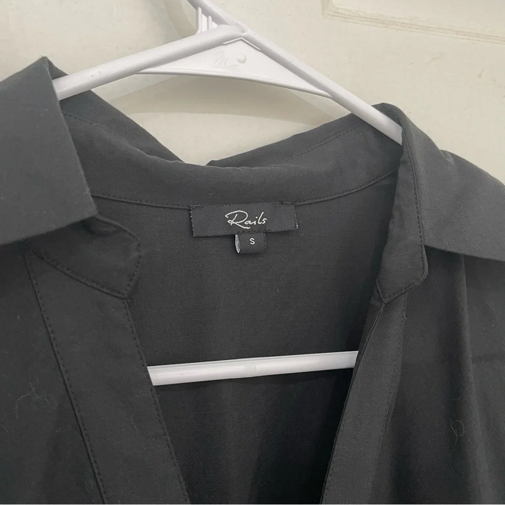 NWOT RAILS Irie Black Dress Small Retail $259 - Picture 7 of 8